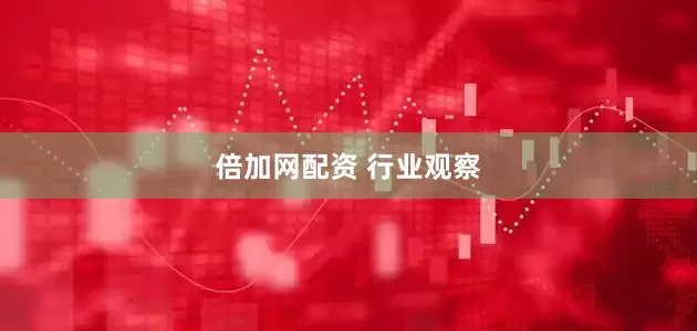 倍加网配资 行业观察