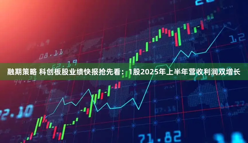 融期策略 科创板股业绩快报抢先看：1股2025年上半年营收利润双增长